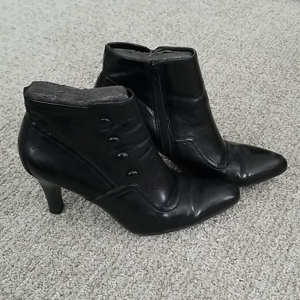 Black Franco Sarto booties